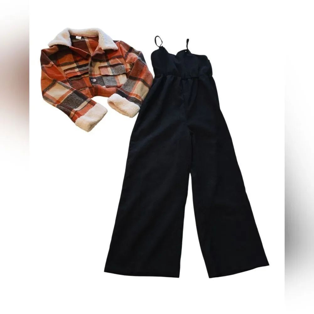 Black Kids Jumpsuit Size 9